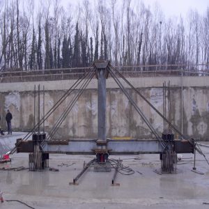Prove di carico su pali per indagini su fondazioni